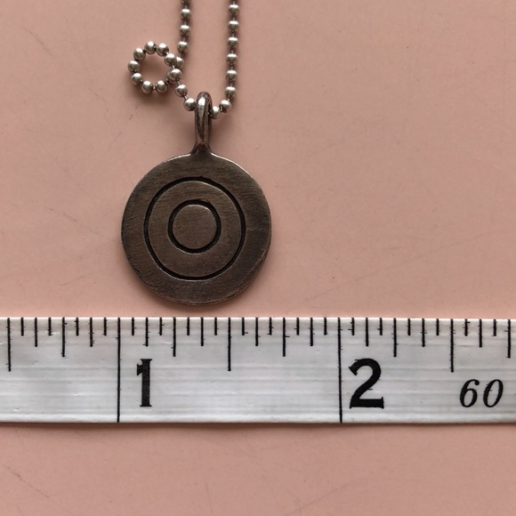 Andrea Scher “Superhero” Pendant and 18” Ball Chain in Sterling - Picture 5 of 6